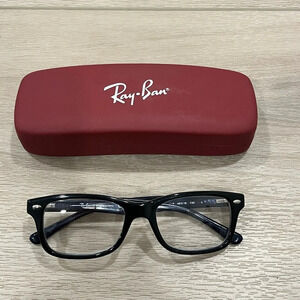 RAY BAN RB1531 3748 Black Unisex Kids Rectangle Full Rim Eyeglasses 48-16-130